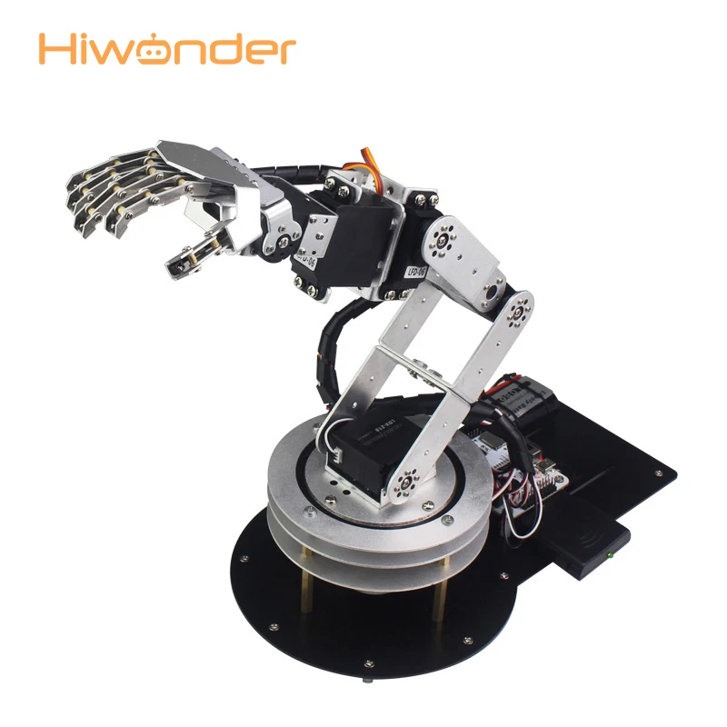 LOBOT 6 DOF Robot Arduino Arm Five Fingers Alloy Dancing Hand Kit with