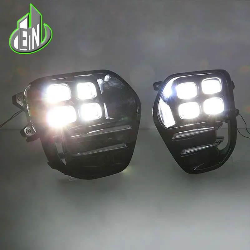 

EN Car Daytime Running Lights Driving Fog Lamp White LED DRL Light For KIA KX5 Optima 2016 2017