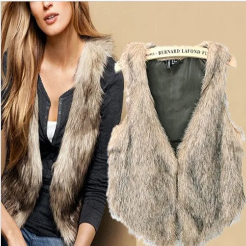 Nueva marca de fábrica caliente invierno primavera mujeres chaleco abrigos  / Vintage Faux Fur chalecos para mujeres / Elegant Casual abrigos ropa de  mujer|vest warm|vest with lots of pocketsvest hood - AliExpress