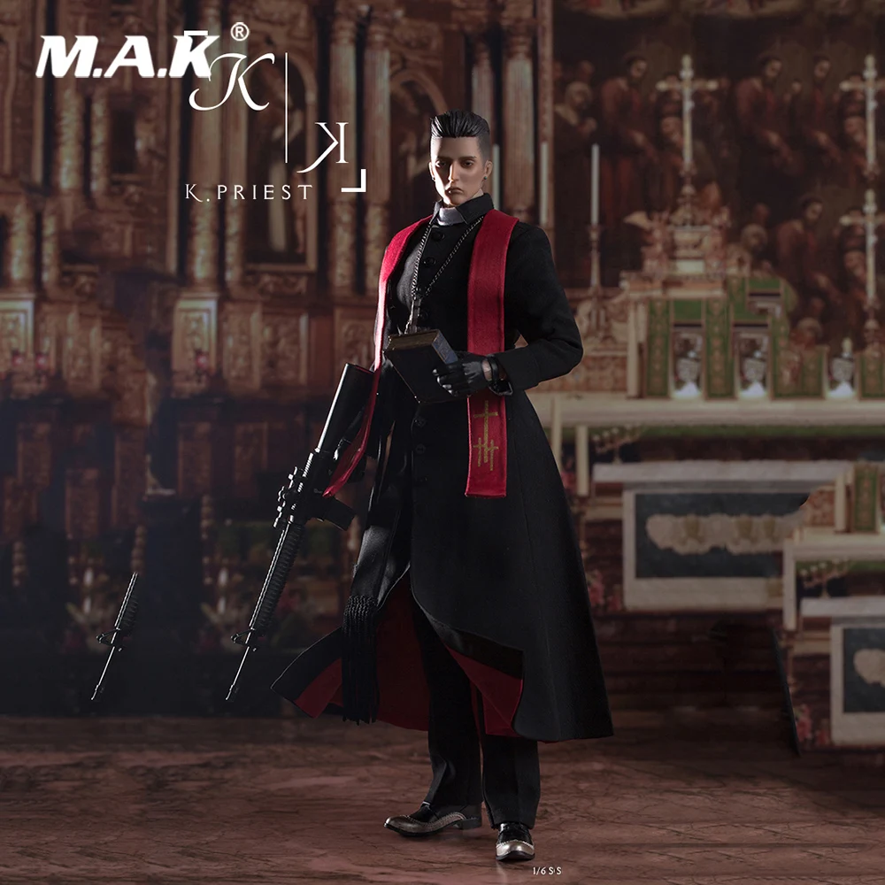

YZBR0001 1/6 Scale Full Set Male Action Figure K K.PRIEST Figure Model Toys Deluxe Edition for Collection Gift