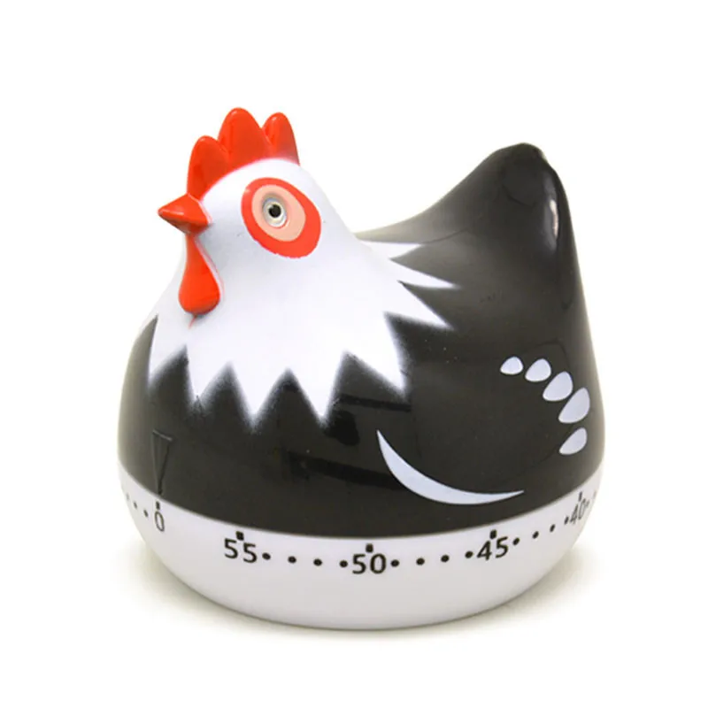 1PC Cute Chicken Kitchen Timers Cooking Digital Timer Cartoon Plastic