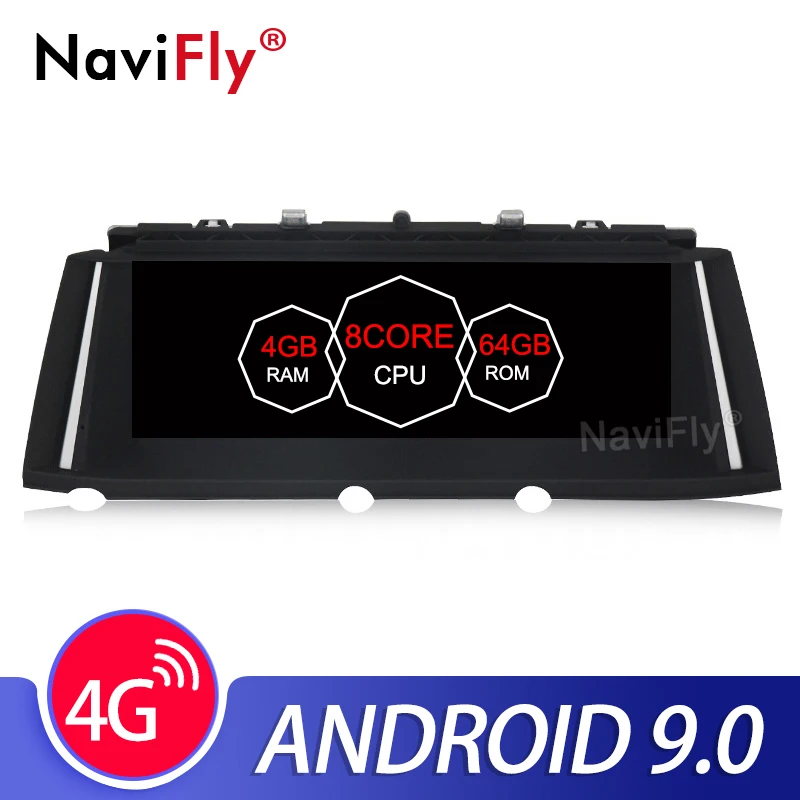 Best NaviFly Android9.0 8Core 4G RAM 64G ROM Car Multimedia video player for BMW 7Series F01 F02 2009-2015 car gps 4G SIM wifi 0