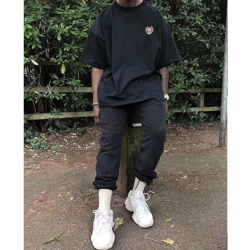 Kanye West Saison 6 Спортивные штаны Летний стиль хип хоп для женщин и мужчин высокое