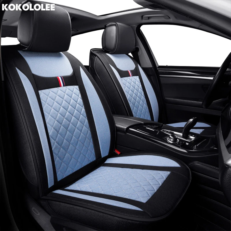 

KOKOLOLEE 5 Color set Full Seat Covers Extreme flax Universal Car Seat Covers Protector Fit For Audi BMW Chrysler