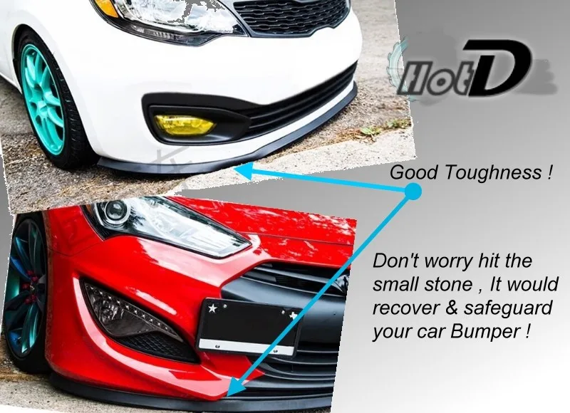Bumper Lip Lips For Chevrolet Cruze J300 Spoiler For Car Tuning TOPGEAR Suggest Body Kit + Strip 7