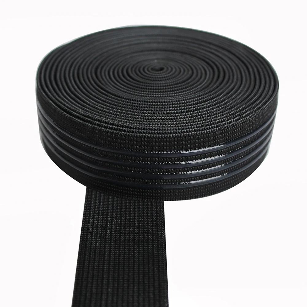 30mm silicone elastic tape webbing