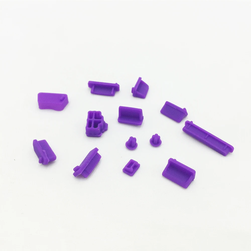 13PCSSet Candy Color Silicone Anti Dust Plug Cover Stopper Laptop dust plug laptop dustproof usb dust plug Computer Accessories (6)
