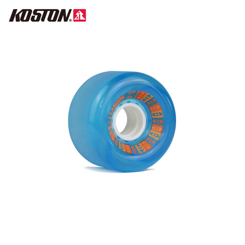 Koston pro longboard раздвижные колеса с 80% отскок, 70 мм длинные скейтборд колеса с полированной поверхностью на 80A твердомер