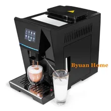 One touch двойной котел Тепловая система полностью автоматическая ЖК Эспрессо кофемашина и кофемолка 19 бар Капучино/латте