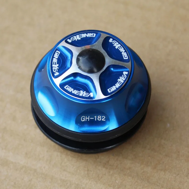 Гарнитура 44 мм с подшипником/Внутренняя наручная группа/гарнитура для шоссейного велосипеда/шайба для горного велосипеда 140 г - Цвет: Синий
