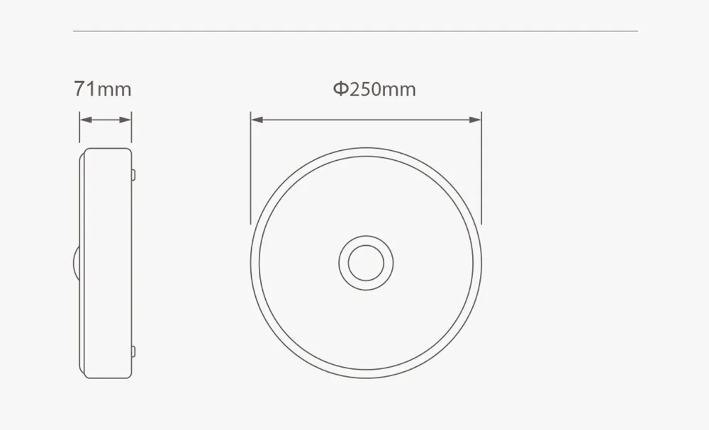 Xiaomi Mijia Yee светильник умный датчик движения человеческого тела мини-освещение на потолок зондирующий ночной Светильник s для коридора, прохода, крыльца