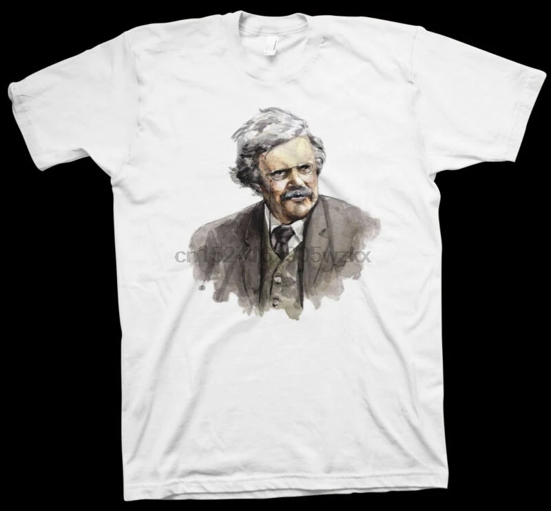 Г. К. Chesterton футболка писатель поэтические книги философия | Мужская одежда