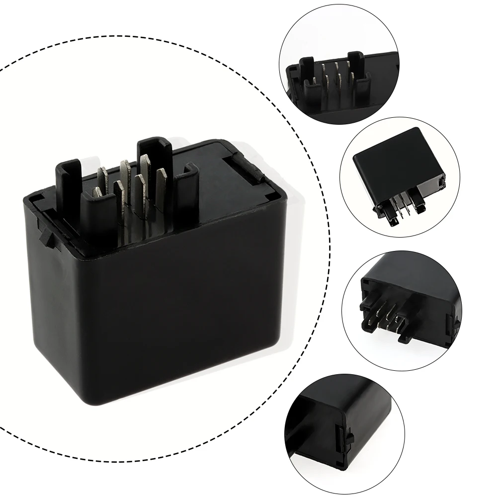 

7 Pin LED Flasher Relay Indicator for Suzuki GSXR GSX 600 750 VL GS SV 1000 S(CA199) for SUZUKI motorcycles Black Accessories