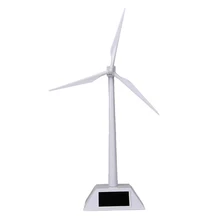 Солнечные вращающиеся базовые настольные модели-солнечные ABS пластиковые ветряные мельницы/ветряная турбина белый для детей Детские игрушки