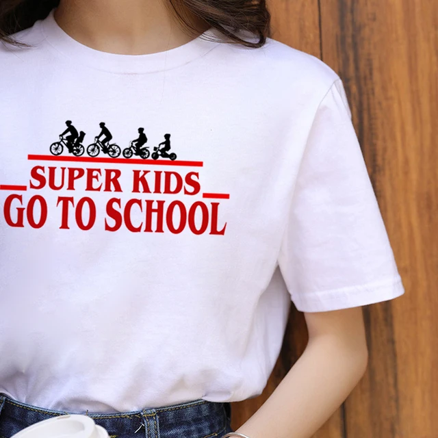 New Stranger Things Season 3 Harajuku Ullzang T Shirt Women 90s