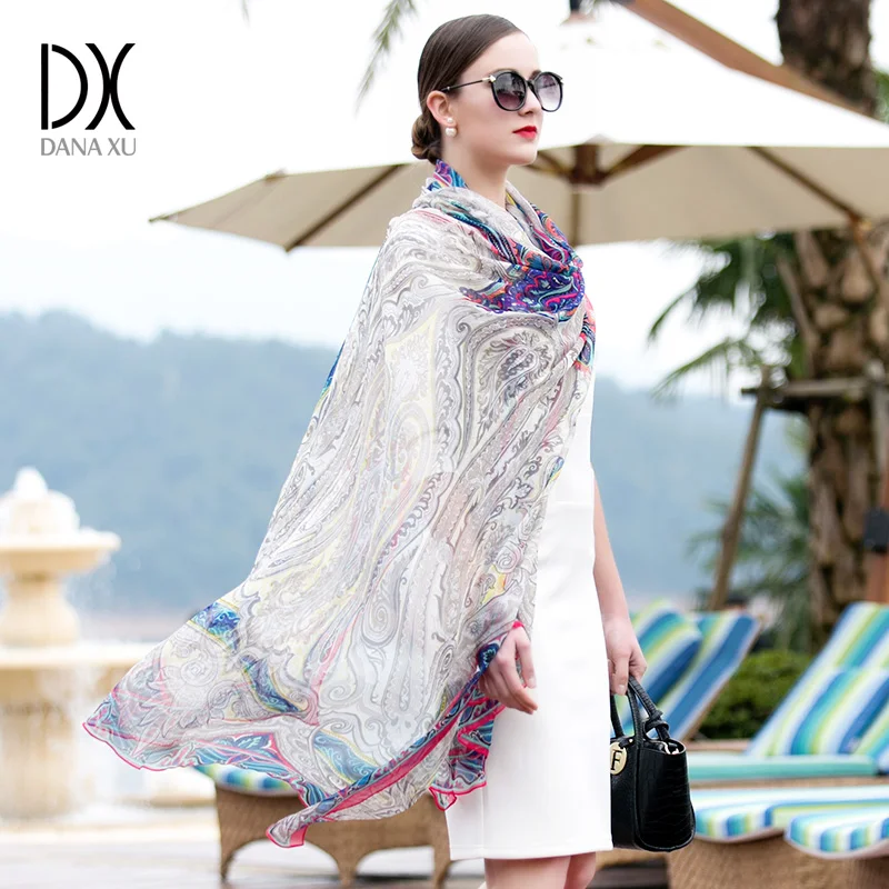 Comprar Pañuelo de seda de alta calidad mantas de playa suave cachemir invierno bufandas cuadradas a cuadros chal para mujer bufandas Hijab Foulard