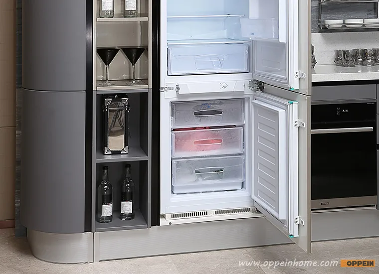 Custom North American Project Modern Lacquer Small Kitchen Designs