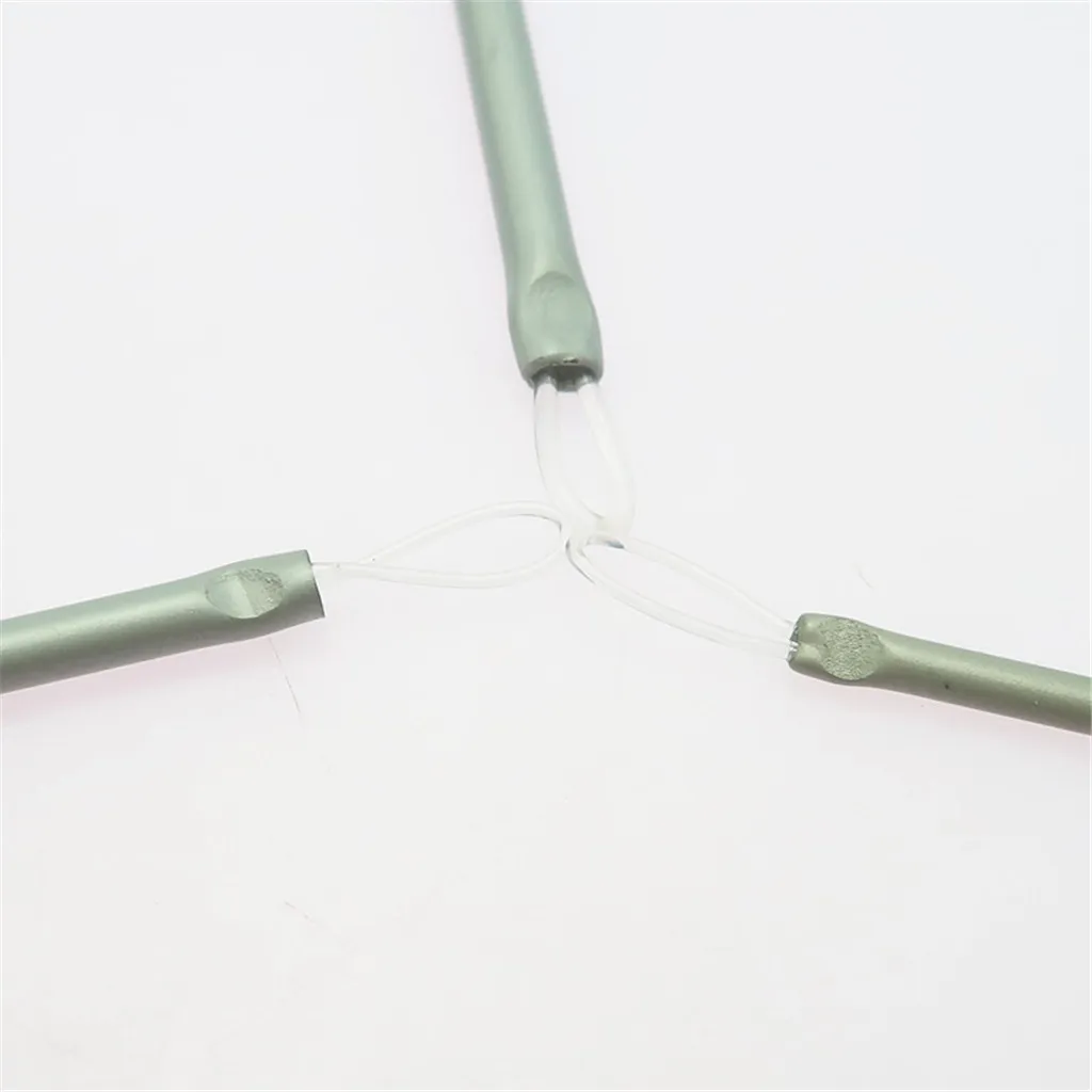 3pcs Aluminium Alloy Wool Needles + 2pcs Large-eye Bent Tip Tapestry Needles