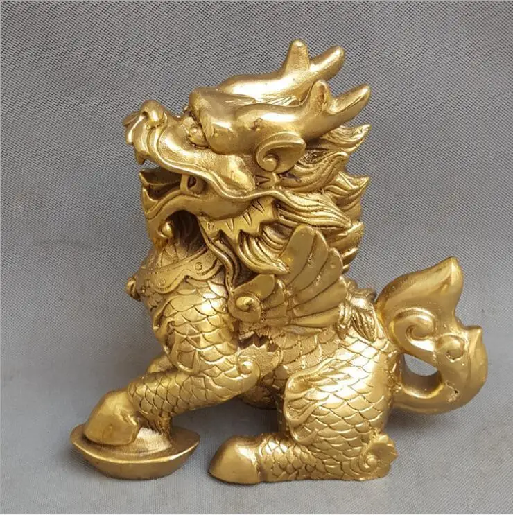 SUIRONG---414 + большой орнамент фэн-шуй kylin crafts light pure имитация бронзы сокровище дом Songzi