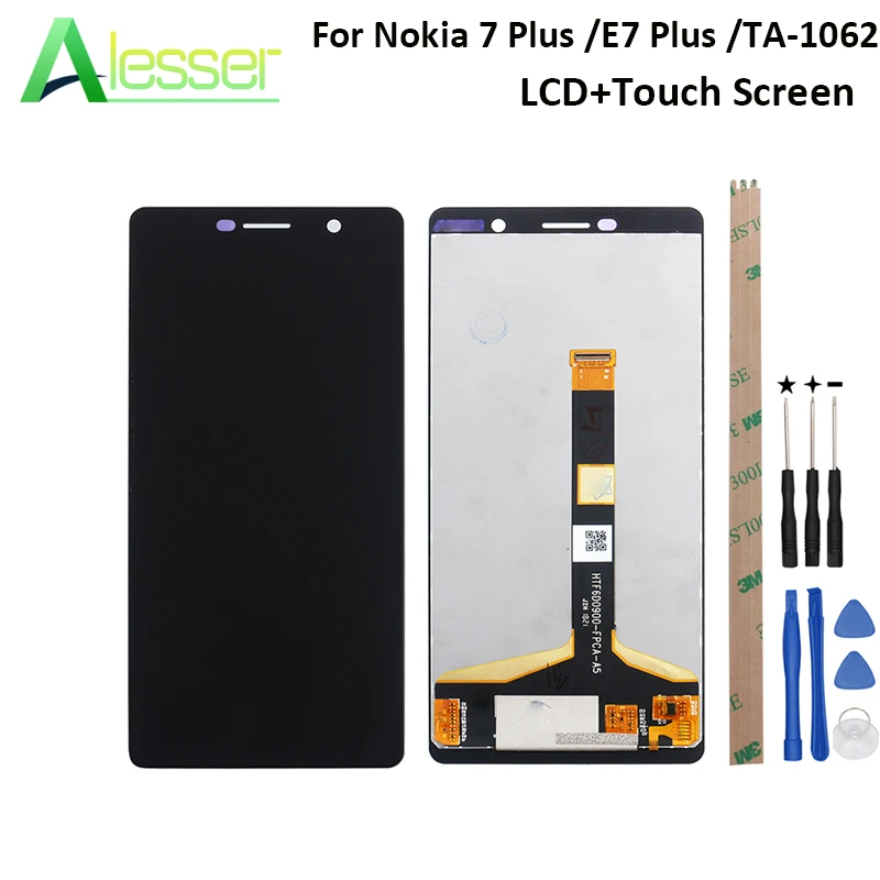 

Alesser For Nokia 7 Plus LCD E7 Plus Display Touch Screen Screen Digitizer For Nokia 7 Plus TA-1046 TA-1055 TA-1062 LCD +Tools