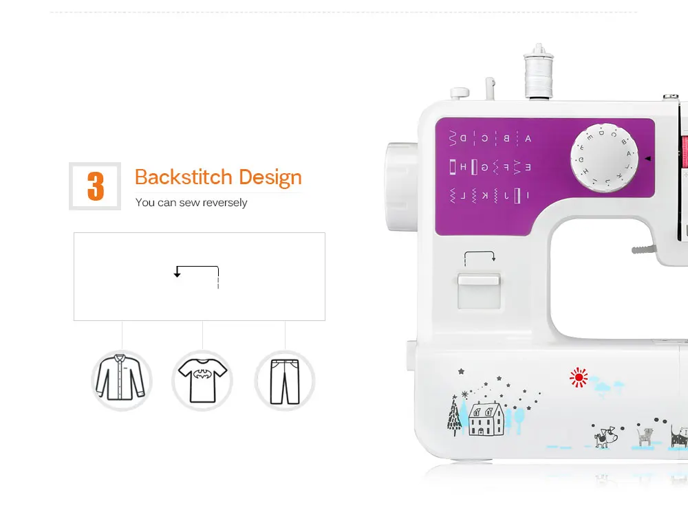 1602 бытовая швейная машина с 12 различными стежками, мини-свич скорость, ЕС/США вилка, Электрический автоматический протектор дома на продажу