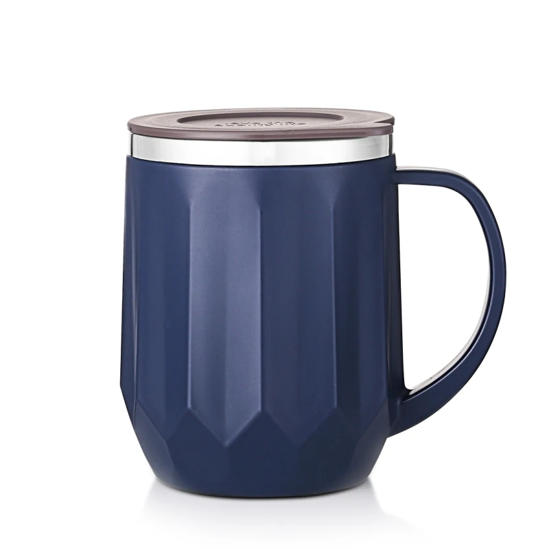 

400ml stainless steel Metel Mug for Coffee Tea cup breakfast mug Nordic simple coffee cup with lid funny mugs cups and mugs