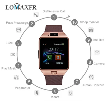 

DZ09 Smart Watch Bluetooth Sport Android Women Waterproof for Men Male Watch Phone Sim Card Camera Ladies Wrist Watches Bracelet