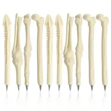 10 шт Новинка Ручка-кость с черные, голубые чернила шариковые ручки медсестры ручка врача друга или студента канцелярские принадлежности сумасшедшие студенческие подарок r60