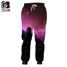 OGKB Новое поступление мужские/wo мужские повседневные шаровары полной длины Harajuku Galaxy Space 3D печатные спортивные штаны хип-хоп спортивные штаны 5XL