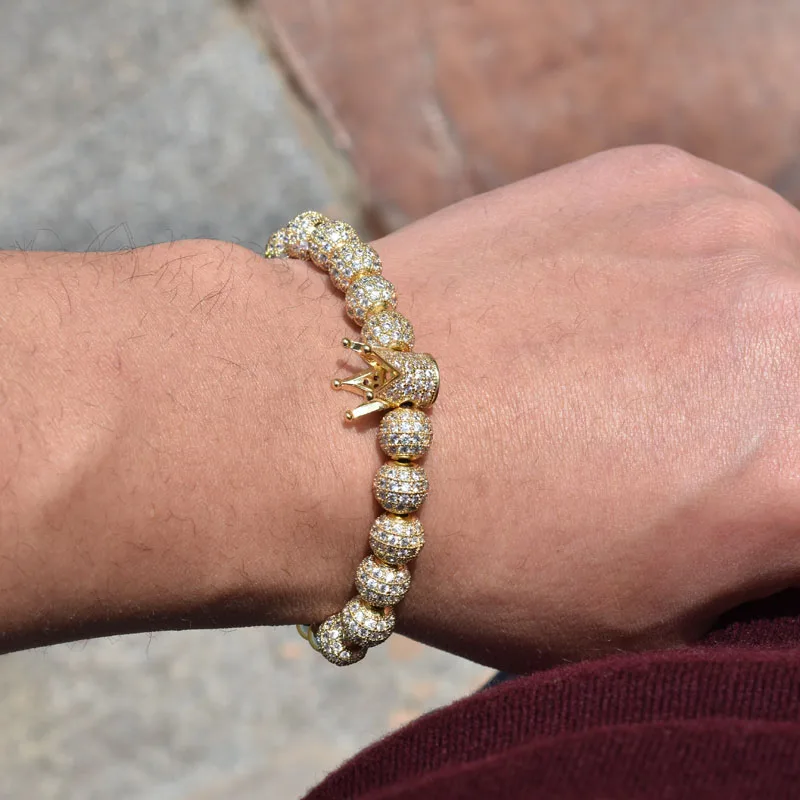 Nine forever jewelry crown charms Bracelet couple Bracelets for men women pulseira masculina pulseira feminina bileklik Nine forever jewelry crown charms Bracelet couple Bracelets for men women pulseira masculina pulseira feminina bileklik