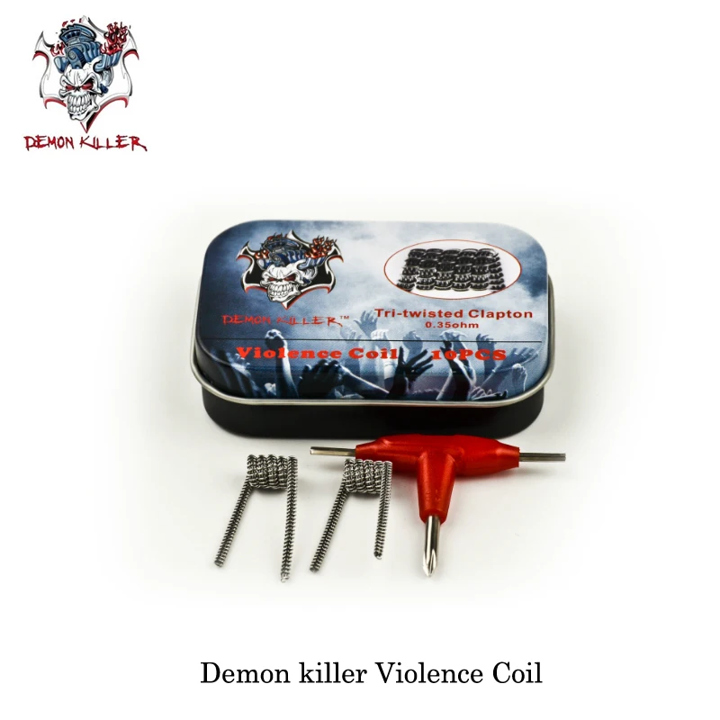 Demon killer Violence coil Alien V 2/Clapception/Framed clapton/Spaced/Tri twisted clapton/Tsuka DIY нагревательный провод для