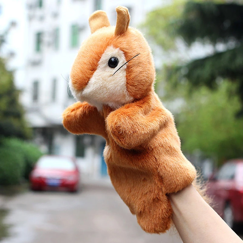 squirrel hand puppet