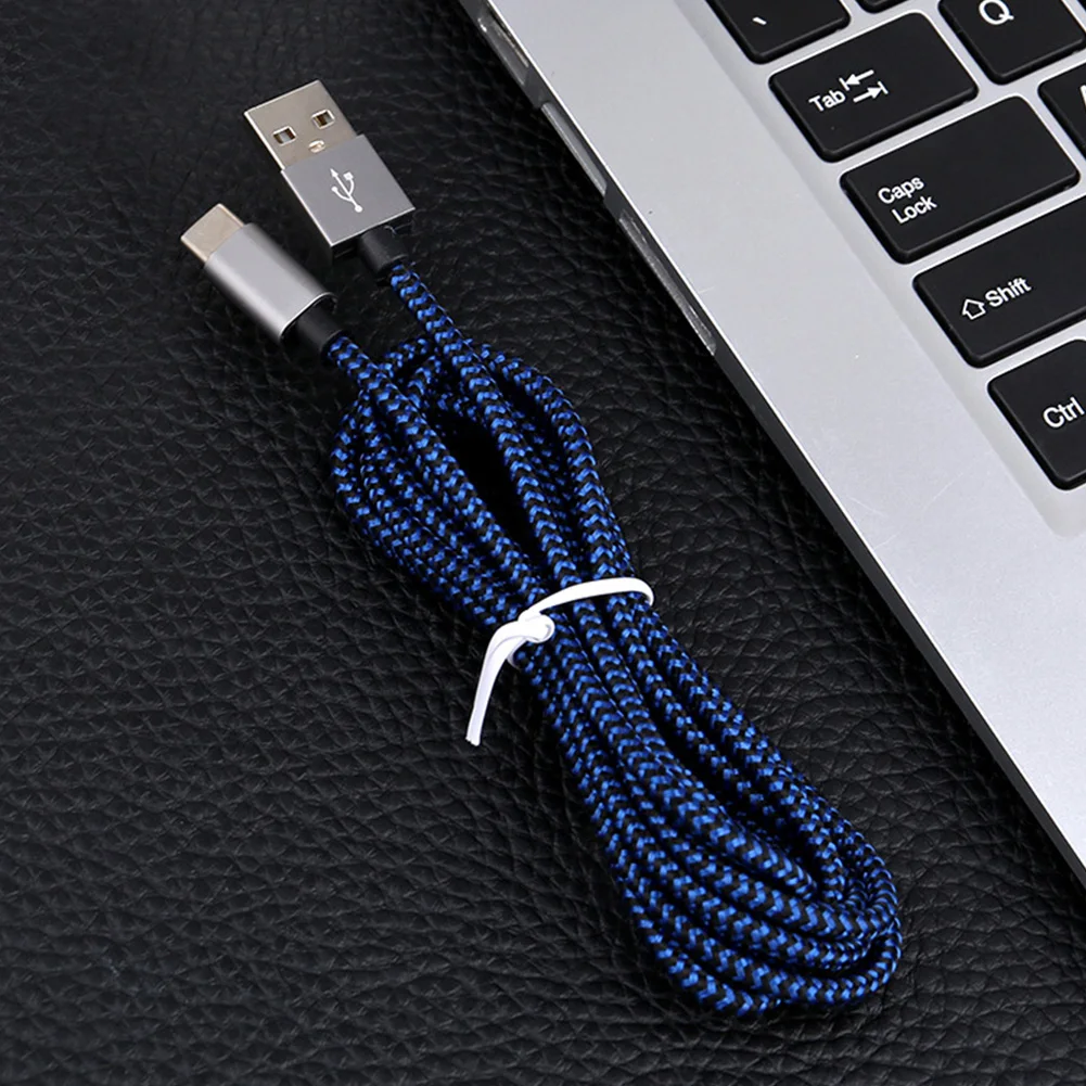

Date Cable Durable Convenient Fast Charging Nylon Type-c Micro USB Phone Accessories Stable Mini Charger Cable 2 IN 1 Universal