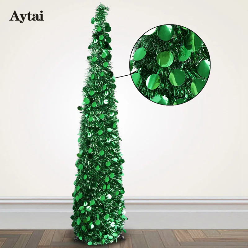 aytai bling sequins christmas tree 150cm artificial tinsel pop up christmas new year decoration christmas decorations for home in trees from home garden - Pop Up Christmas Tree With Lights And Decorations aytai bling sequins christmas tree 150cm artificial tinsel pop up christmas new year decoration christmas decorations for home in trees from home garden - Pop Up Christmas Tree With Lights And Decorations