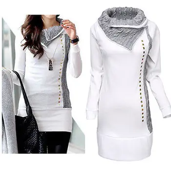

NEW Fashion Womens Winter Long Sleeve Pullover Hoodie Jacket Sweater Coat Hooded Jumper Tops Blouses