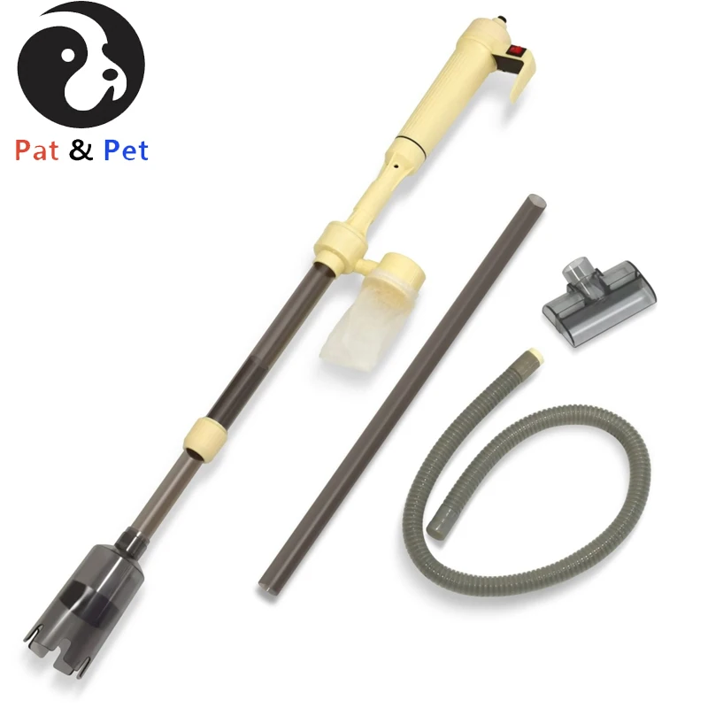 

Battery Aquarium Gravel Cleaner, Washer Siphon Vacuum Water Pump Filter for Aquarium Fish Tank Telescopically adjustable height