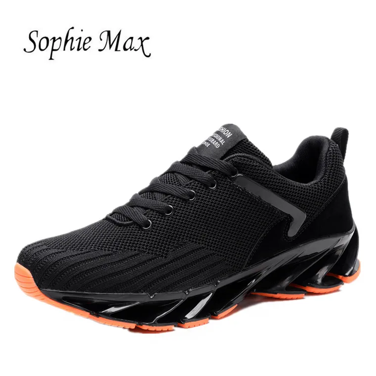 

Blade Running Shoes For Men Antiskid Damping Cool Outsole Walking Trekking Leisure Outdoor sports Male Running Zapatills Black