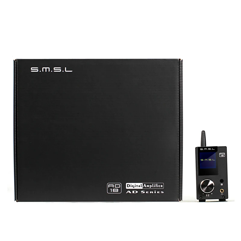 SMSL AD18 80W*2 CSR A64215 DSP HIFI Bluetooth Pure Digital Audio Amplifier Optical/Coaxial USB DAC Decoder With Remote Control