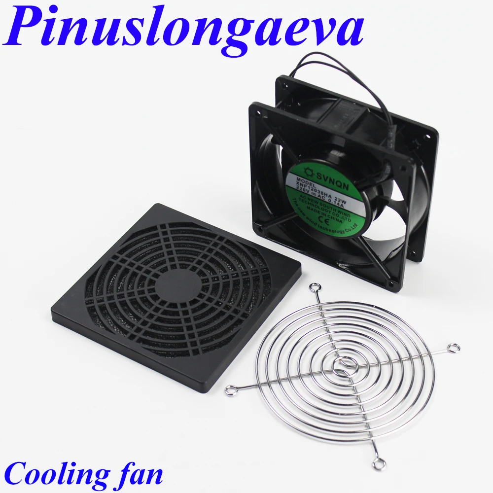 

Pinuslongaeva Factory outlet 12cm 15cm AC110V 220V 380V 12038 15050 Low noise Ball bearing ozone machine cooling fan 120mm 150mm