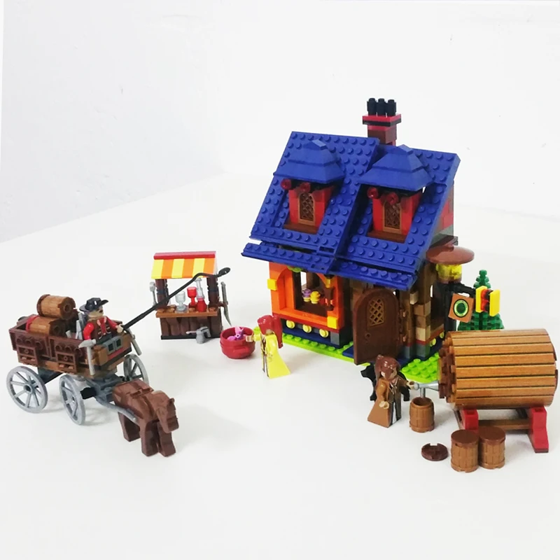 28704 686pcs Farm Carriage Constructor Model Kit Blocks Compatible LEGO Bricks Toys for Boys Girls Children Modeling 28704 686pcs Farm Carriage Constructor Model Kit Blocks Compatible LEGO Bricks Toys for Boys Girls Children Modeling