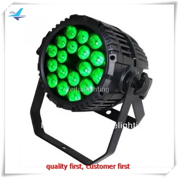 

8pieces/lot RGBW Color strobe effect 18x10w led par outdoor led par can