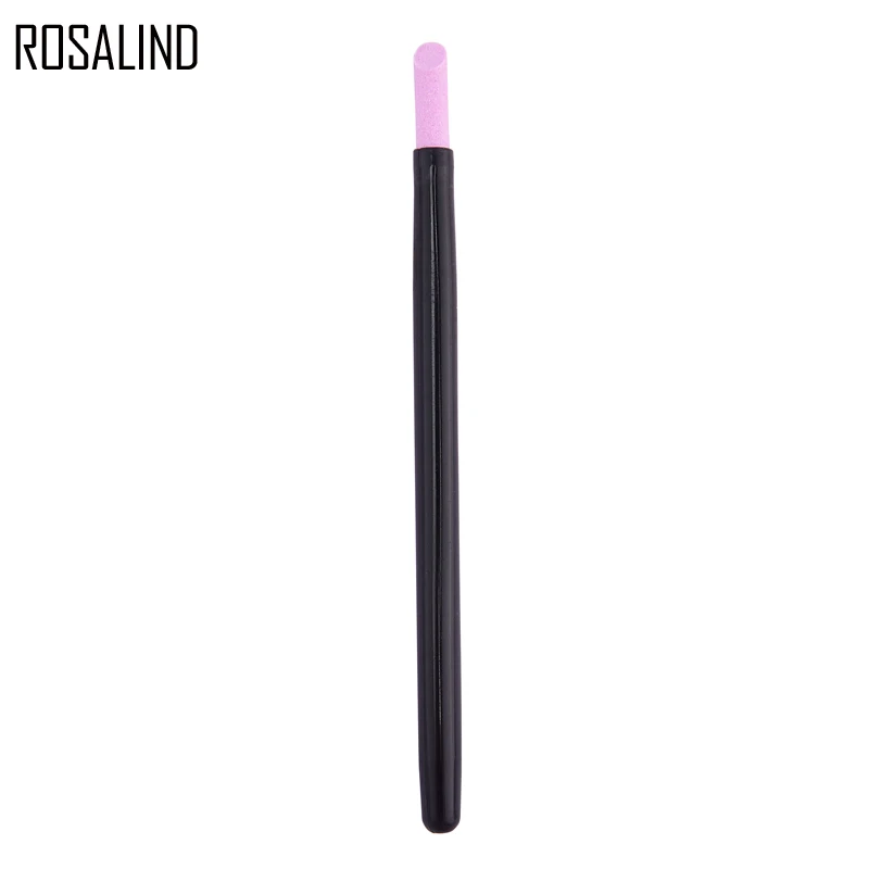 

ROSALIND 1PC Unique Stone Nail File Professional Cuticle Remover Trimmer Buffer Pedicure Manicure Nail Art Tools