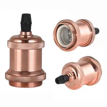 Алюминиевый держатель лампы без выключателя винтажная лампа база E26 E27 Эдисона лампа держатель лампы гнездо