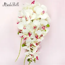 Modabelle водопад пасторальный Свадебный букет невесты Западный искусственный фаленопсис Свадебные цветы Свадебные букеты