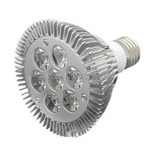 5 шт./лот Лидер продаж! 7 Вт Светодиодный свет 7 Вт par30 светодиодный лампы накаливания E27 Пятно света холодный белый/теплый белый AC90-260V