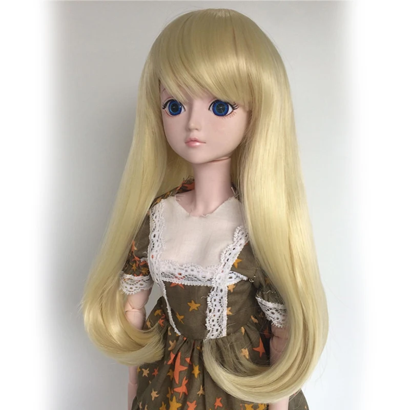 Cateleya BJD парик кукла волосы слегка скрученные груша цветок рулон с длинными