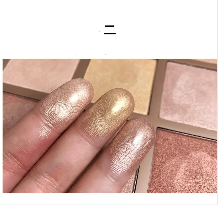 Палитра теней Shimmer светящийся блеск палитра для век хайлайтер Bronzer Contour Face
