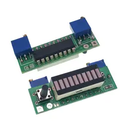 Diy LM3914 Мощность индикатор общий 12 V Батарея 3,7 V литиевая Батарея Мощность уровень светодиодный указывающий измерения Дисплей доска тестер