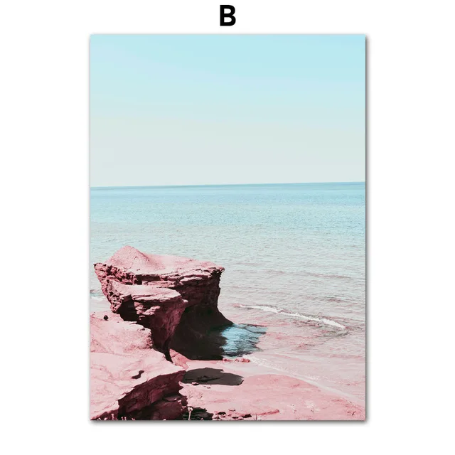 Pink-Beach-Sea-House-Door-Cake-Landscape-Wall-Art-Canvas-Painting-Nordic-Posters-And-Prints-Wall.jpg_640x640 (1)