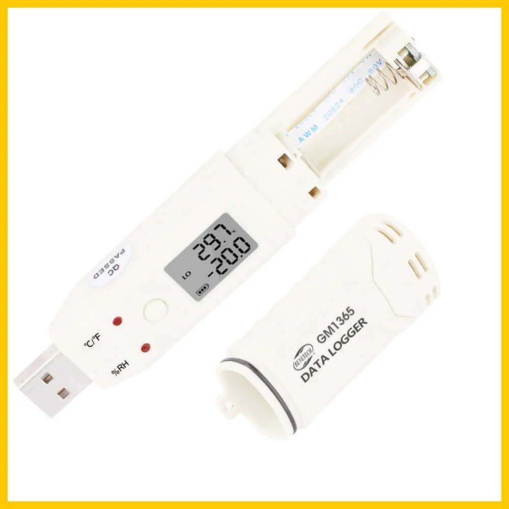 Lcd регистратор данных температуры влажности USB цифровой регистратор температуры влажности-30~ 80 градусов Цельсия ТЕА автоматический Регистратор GM1365-BENETECH